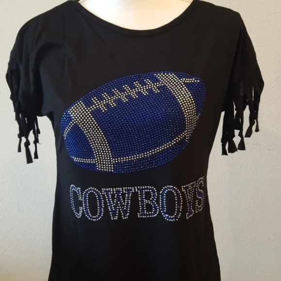off the shoulder dallas cowboys shirt